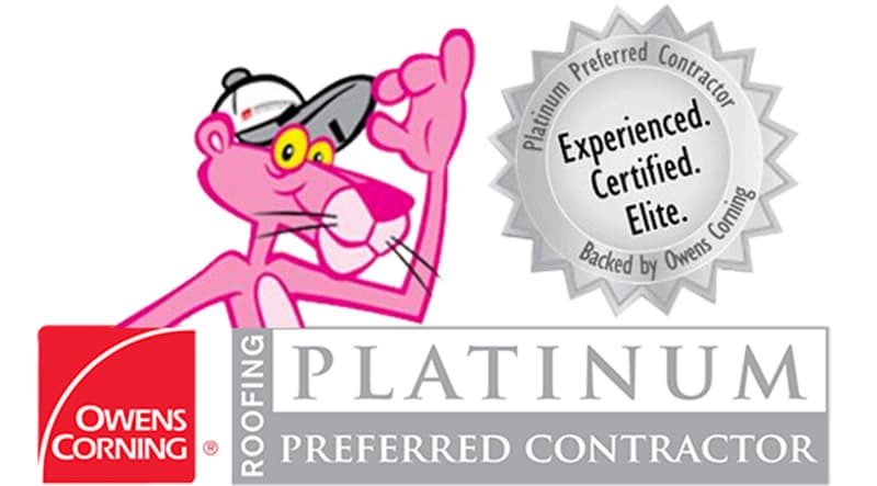 Owens Corning Platinum Preferred Contractor